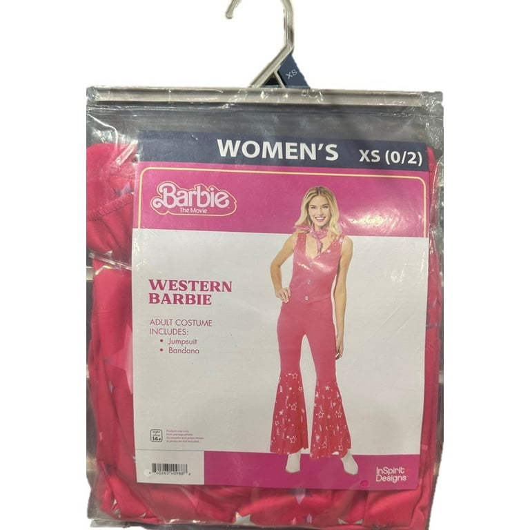 Barbie Movie Cowgirl Adult Womens Costume size XL 