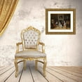 thumbnail image 3 of Jan Steen 23x20 Gold Ornate Framed and Double Matted Museum Art Print Titled - Fantasy Interior with Jan Steen and the Family of Gerrit Schouten, 3 of 4