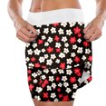 thumbnail image 2 of Jupes de Table Jetables Jupe à Franges Jupe Courte Jupes Plissées pour Femmes Grande Taille Femmes Robe Décontractée Personnalisée avec Nom et Numéro avec Poche Sport Décontracté Deux Pièces Yoga Rose TG, 2 of 4