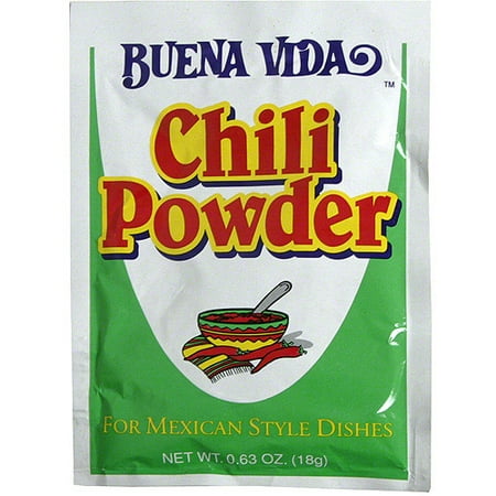 Buena Vida Chili Powder, 0.63 oz (Pack of 24) (Best Of Chile Travel)
