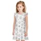 thumbnail image 1 of Fotbe Snowflake Minimalist Vestido de Dormir para Niñas de 3 a 10 Años, Mangas Cortas, Estilo Princesa, Pijama Camisón con Mangas Voladas-Large, 1 of 6