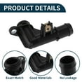 thumbnail image 4 of Manguera del radiador Unique Bargains para Land Rover para Range Rover Velar 2017 - Presente No.LR092130/LR122821 tubo de agua de plástico negro 1 Pc, 4 of 6