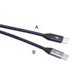 thumbnail image 2 of facefd USB 3.1 Type C to Type c Cable 10 Gbps 5A QC3.0 Fast Charging Type-c Cable for Mobile Phone, 0.25m, 2 of 4