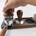 thumbnail image 3 of Wooden Coffee Tamper Stand Presser Holder Mat For Espresso Tools 51 58mm, 3 of 4