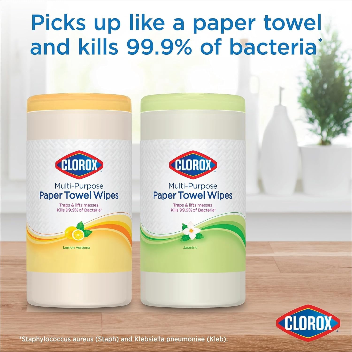 Clorox Multi-Purpose Paper Towel Wipes Lemon Verbena - Multipurpose - 3 Pack, 75 Each