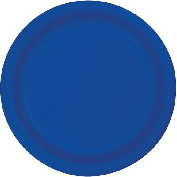 Touch of Color Lunch Plate, 7", Cobalt, 24 Ct