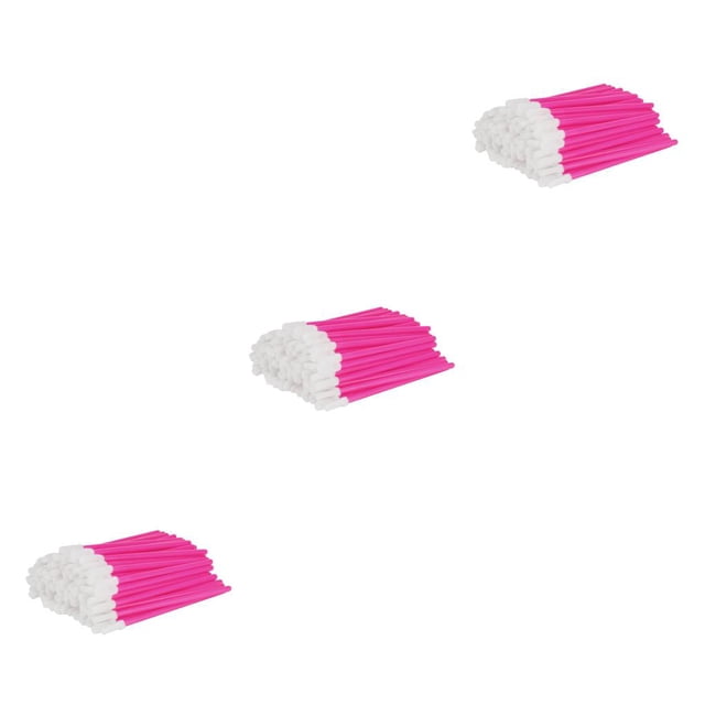 Seitruly 100pcs Nylon Fiber Lightweight Lip Brush Handle Wands Women Gloss Brushes Makeup Clean Applicator Tools with Anti-skidding Lip Type1 NO1 Seitruly CBP495014