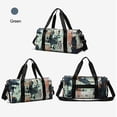 thumbnail image 2 of Bolsa De Dormir Bolsa de entrenamiento de gimnasio correa de hombro ajustable bolsa de baile para hombres y mujeres (verde), 2 of 8