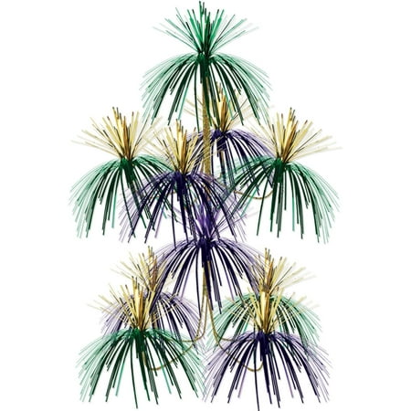 

PMU Firework Chandelier (gold green purple) Party Accessory Pkg/1