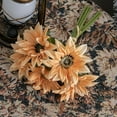 thumbnail image 4 of VQPeo Sunflowers Artificial Flowers, Fake Silk Sunflower with Long Stem, Artificial Sunflowers for Fall Home Decor, Wedding Decor, 4 of 5