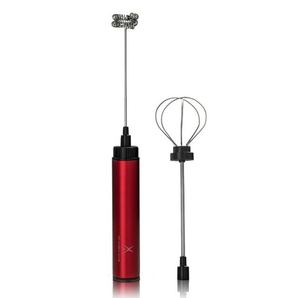 Batidora eléctrica Batidora manual de leche Espumador ajustable de 3 velocidades Cafetera Espuma para cocinar Licuadora para hornear Chef Electrodomésticos Rojo Inevent HA009426-02B