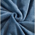 thumbnail image 2 of Warm and Cozy Super Plush Flannel Fleece Sheet Set, Denim Blue, King, 2 of 8