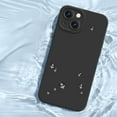 thumbnail image 4 of 3 in 1 for iPhone 14 Plus Case, Luxury Silicone Rubber Upgraded Lens Protection, Soft Microfiber Lining Shockproof Protective Slim Fit Phone Case Cover for iPhone 14 Plus, Graphite, 4 of 9