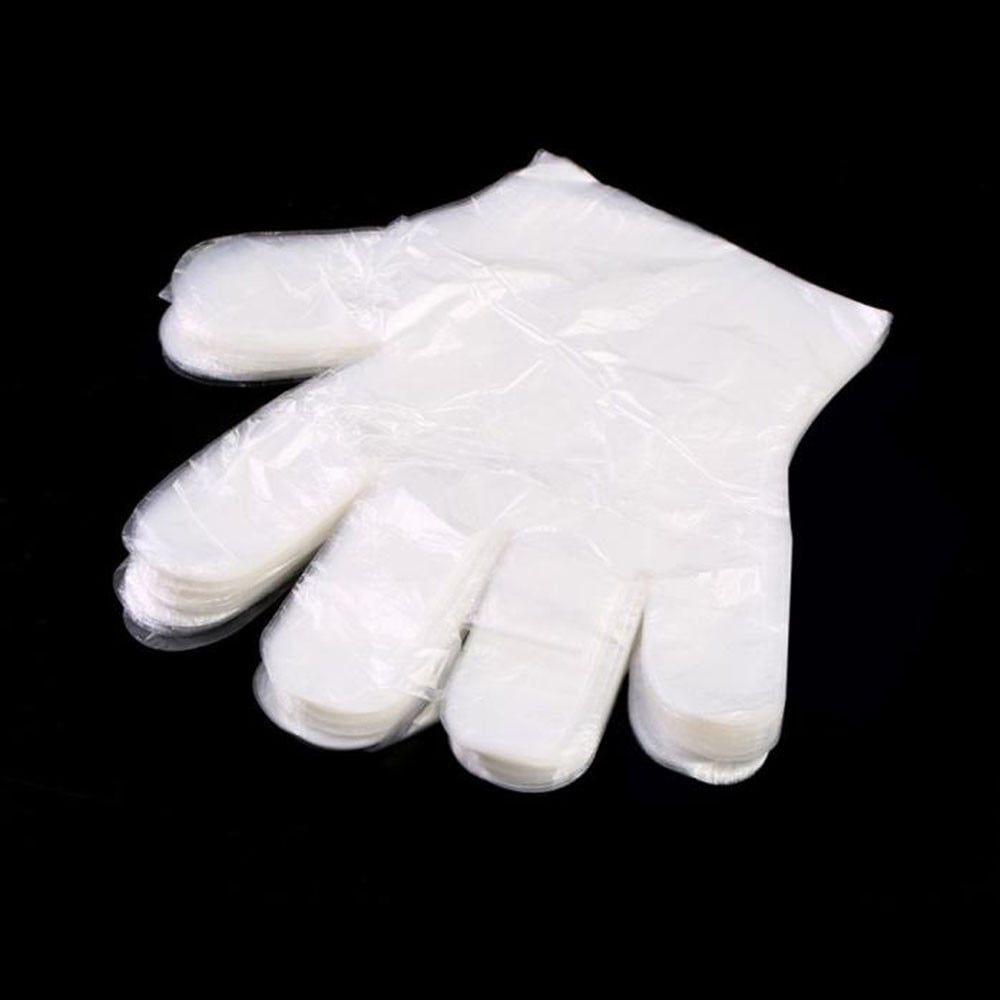100-500PCS Plastic Gloves Restaurant Home Service Food Gloves Catering Hygiene 