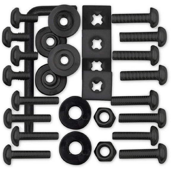 Cruiser Accessories – Ensemble ultime de vis de fixation, Star Pin, PTFE noir inoxydable