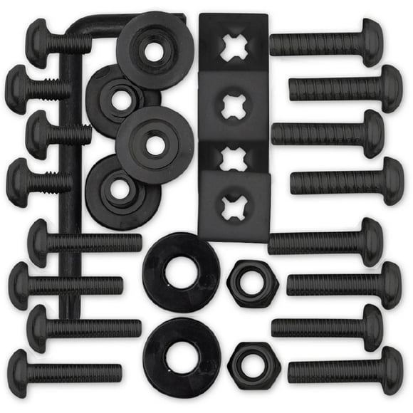 Cruiser Accessories Ultimate Kit Locking Fasteners, Star Pin, Stainless Black PTFE, Universal Fastener Kit