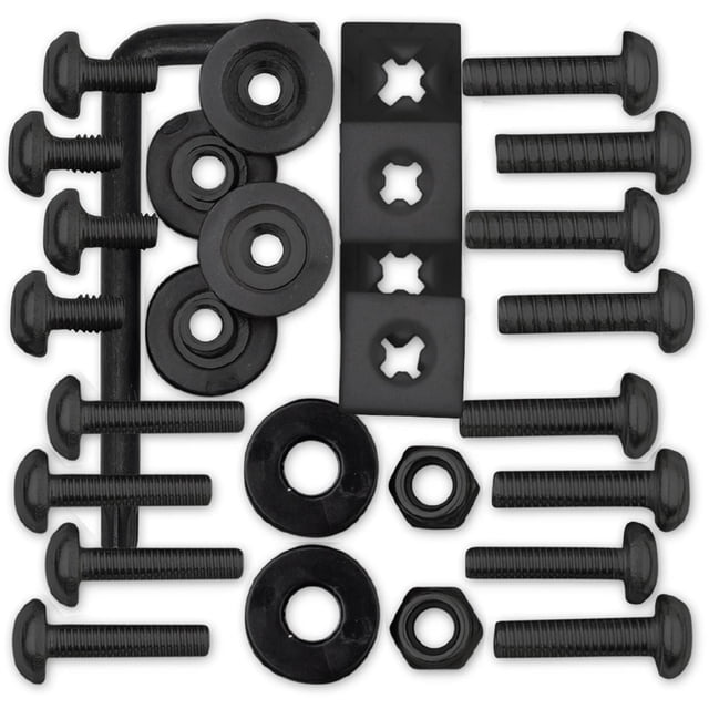 Cruiser Accessories – Ensemble ultime de vis de fixation, Star Pin, PTFE noir inoxydable