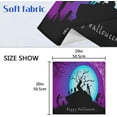 thumbnail image 6 of GZHJMY Zombie Halloween Satin Napkins 20x20 in,Soft Washable Cloth Dinner Napkins Square Table Napkins Decor for Party Wedding Banquet and Dinner 4PCS Decorative Washcloths, 6 of 7
