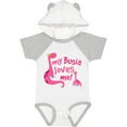 thumbnail image 3 of Inktastic My Busia Loves Me Girl Dinosaur Girls Baby Bodysuit, 3 of 5
