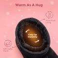 thumbnail image 5 of Dream Pairs Girls & Boys Winter Boots Ankle Faux Fur Lined Fuzzy Classic Snow Shoes (Toddler/Little/Big Kid), 5 of 6