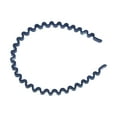thumbnail image 4 of Unique Bargains 1 Pc Classic Elegant Frosted Headband for Women for Girls 5.51"x4.72" Navy Blue, 4 of 4