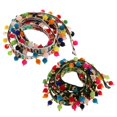 thumbnail image 1 of 2 Unids Multicolor Hilo De Tejer Borla Fringe Recorte Boho Cinta Para Coser Artesanía Bufanda do Textiles Para El Hogar Cinturones Casco Macarena Borla de franja borla de cinta, 1 of 8