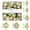 Gold, variant on Horivan 28PCS Christmas Tree Baubles Shatterproof Plastic Ornaments for Home Party Decor Holiday Wedding Festive Decorations