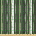 thumbnail image 2 of Ambesonne Abstract Fabric by the Yard Microfiber, Torn Paper Effect Stripes, 1 Yard, Pale Green Army Green, 2 of 2