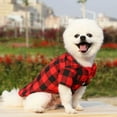 thumbnail image 4 of Dog Cute Plaid Shirt Suit Wedding Dress for Teddy Bichon Small Medium Big Size Dog Pet Clothes Cat Spring Summer Autumn Wear, 4 of 4