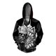 thumbnail image 4 of Sudadera con capucha informal de otoño para hombre, ropa Y2k, sudadera con estampado de calavera y cabeza de oveja, sudadera holgada con capucha y cremallera, ropa para hombre, 4 of 5