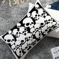thumbnail image 6 of Skull Pattern Stencils 11.8×11.8inch Large Scary Skull Template with Paint Brush, 6 of 9