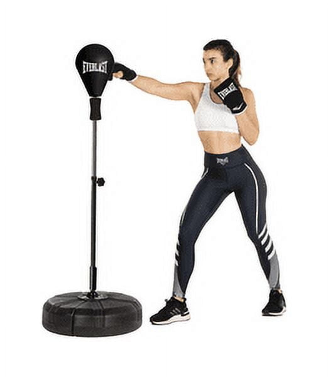 Everlast Adjustable Reflex Speed Bag – Freestanding Punching Bag
