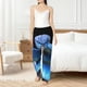 thumbnail image 4 of Fotbe Blue Viper Snake 2 Pantalones de Pijama para Mujer, Pantalones de Dormir, Pantalones Pj con Cordón y Bolsillos-XX-Large, 4 of 6