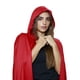 thumbnail image 5 of Disfraz Capa Con Capucha Caperucita Roja Dama Talla Standard, 5 of 5