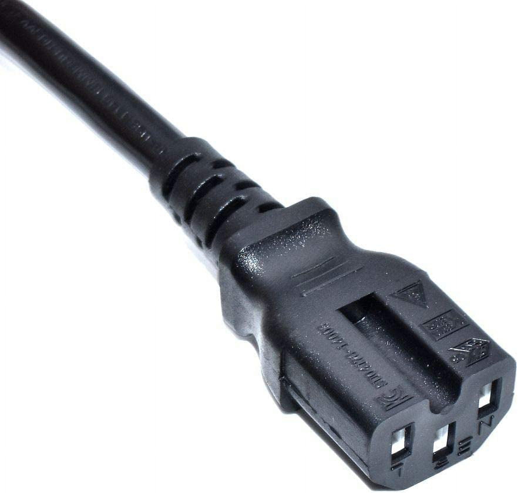 Tekit C14 to C15 Power Cord, IEC320 C14 Male to C15 Female Power Extension Cable Cord,10A 250V,16AWG(C14 to C15 10ft)