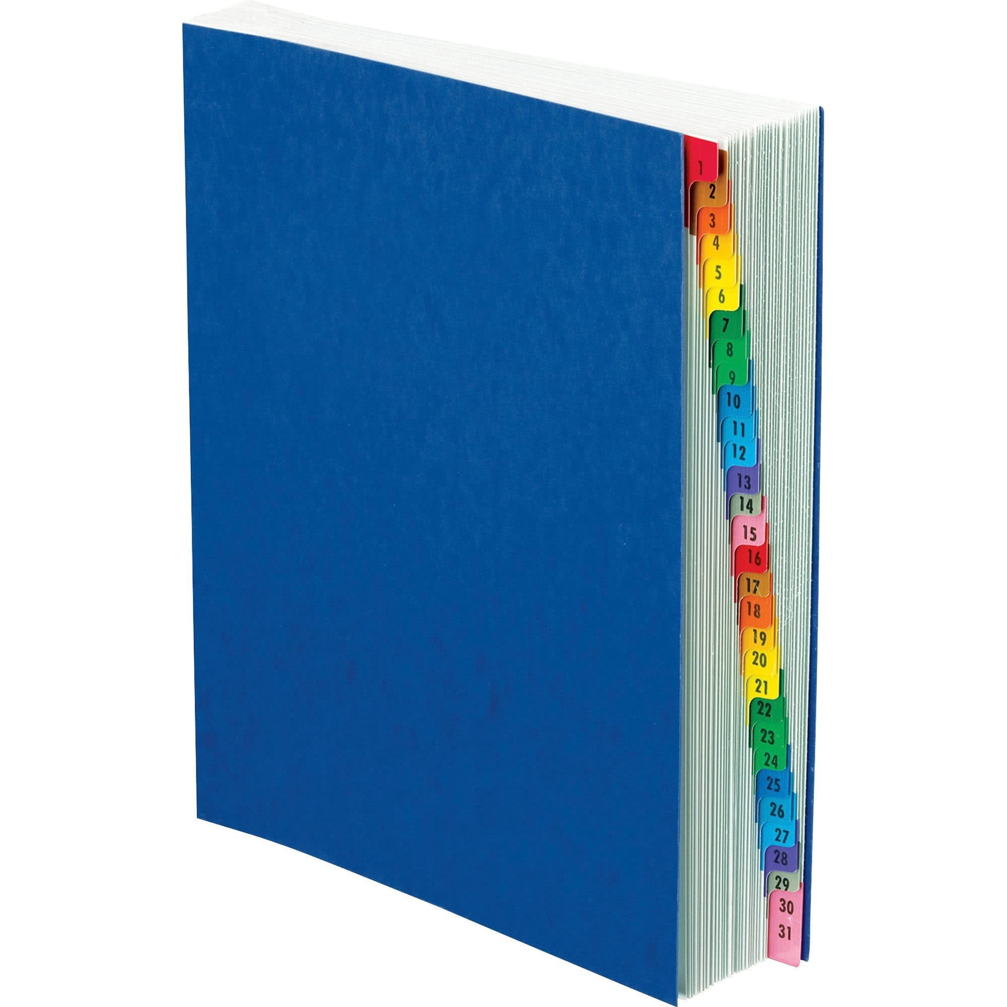 Oxford® Daily Desk File/Sorter, Letter Size, 65% Recycled, Black/Blue