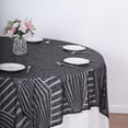 thumbnail image 5 of Efavormart 72" Black Sparkly Sequin Geometric Tulle Square Table Overlay, 5 of 9