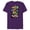 Purple, variant on Marvel Avengers 60th Anniversary Four Heroes Retro Classic- Short Sleeve Blended T-Shirt for Adults - Customized-Yellow