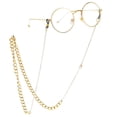 thumbnail image 3 of 1 Piece Cuerda Cadenas Accesorios Deportivos para Gafas de terre lectura de metal Antideslizante Retención de oro Yuyangstore Cadena de anteojos de metal, 3 of 6