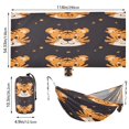 thumbnail image 3 of Hammock Camping Hammock Nylon Portable Hammock Travel Camping Hammock Cartoon Tiger, 3 of 8