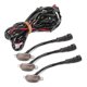 thumbnail image 4 of JUSPOCKET 3 luces para rejilla de coche con arnés de alta luminosidad aptas para Ford F‑150 Raptor 2010‑2014 2017‑up Lente negra Luz amarilla, 4 of 12