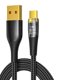 thumbnail image 1 of Estuche transparente chapado en oro Cable de carga súper rápida 6A Cable de datos tipo C de 120 W para Huawei Glory, 1 of 1