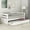 White, variant on Euroco Solid Wood Daybed with Trundle, Twin, Grey