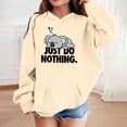 thumbnail image 2 of Hihipz Toddler Girls Graphic Hoodie Cartoon Koala Print Long Sleeve Pullover Kids Cozy Sweatshirt, 2 of 4