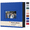 Blue, variant on Premium Vegan Leather 4x6 Photo Album with Display Window Memory Book Family Wedding Gift