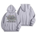 thumbnail image 3 of I'm Fine Everything Is Fine Funny Christmas Hoodies for Women Long Sleeve Holiday Hooded Sweatshirt with Pockets Pullover Top, 3 of 5