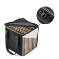 thumbnail image 4 of 2X Vinyl Record Carrying Storage Case Travel Storage Bag Dustproof Case with Lid Handles for 12 Inch Vinyl Albums, 4 of 8