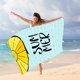 thumbnail image 5 of Fiudx Toalla de Microfibra, Manta de Playa Ultraligera Antiarena, Toalla de Baño de Secado Rápido, Accesorio de Viaje Compacto, Ideal para Piscinas y Spas, Ideal para Aventuras Al Aire Libre, 70 X 14, 5 of 5