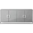 thumbnail image 1 of Posh Living Haukea 4-Door & 2 Adjustable Shelves Modern Wood Sideboard in Gray, 1 of 7