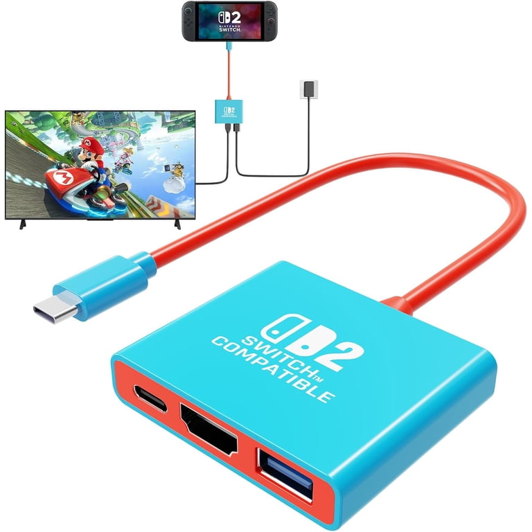 Switch 2 Dock, Replacement for Nintendo Switch 2 Dock Support 4K